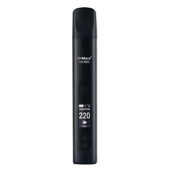 XMax V3 Pro - Advanced Portable Vaporizer with OLED Display, Adjustable Temperature, Removable battery and Fast Heating. Dry herb, concentrate, oil compatible. Isolated Air Path, USB C, 2600mAh