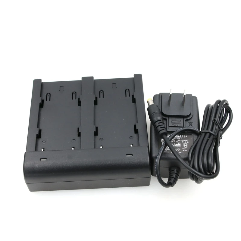 ZBLZGP Dual Battery Charger BC-30D for Trimble BT-61 BT-62 BT-65 Clip-on GNSS GPS 54344 Battery BT-66Q