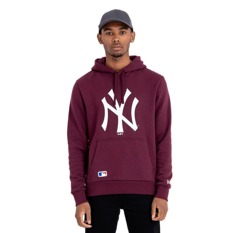 New Era Nos MLB Regular Hoody Neyyan Mrnwhi Sweatshirt Men Dark Purple