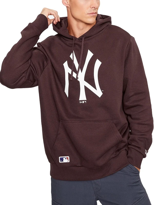 New Era Nos MLB Regular Hoody Neyyan Mrnwhi Sweatshirt Men Dark Purple