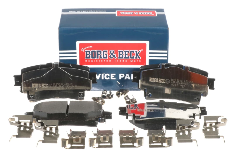 Borg & Beck BBP2916 Brake Pads To Fit Highlander 2 5h 12/19-