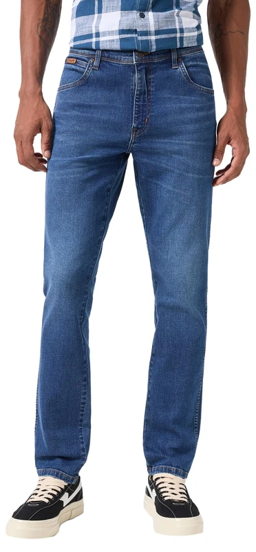 Wrangler Men's Texas Slim Jeans, Harvey, 32W / 34L - Image 1