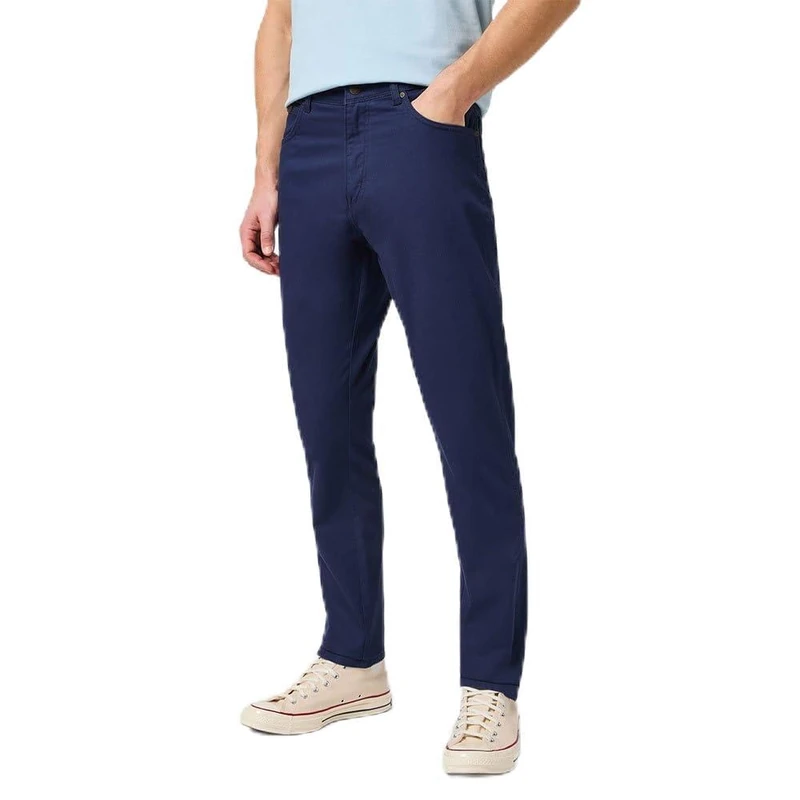 Wrangler Men's Texas Slim Jeans, Navy Scuro, 33W / 32L
