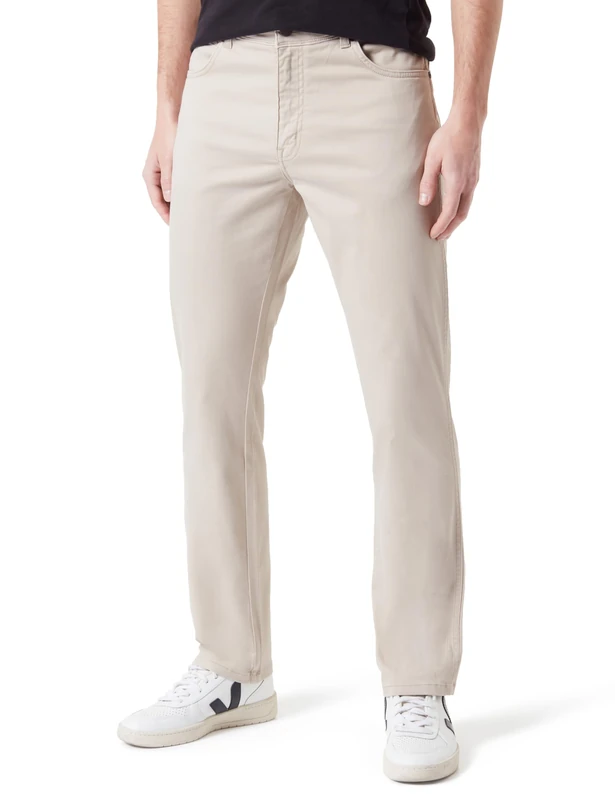 Wrangler Men's Texas Slim Jeans, Plaza Taupe, 30W / 32L