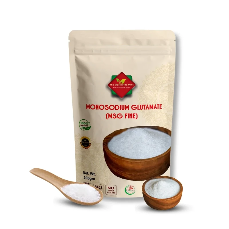 The Worldwide Mint MSG Fine (200g/7.05oz) Monosodium Glutamate | Umami Seasoning | Premium Quality | Authentic | No Additives (200G)