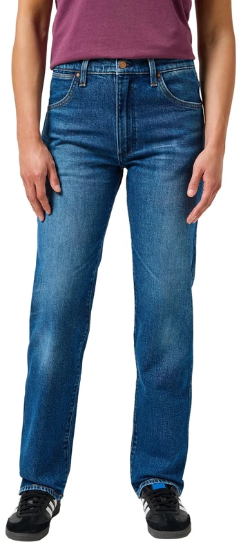 Wrangler Women's Sunset Jeans, Dark Wash, 33W x 32L