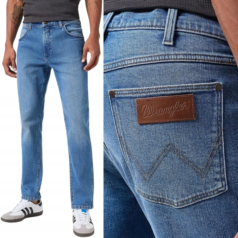 Wrangler Men's Larston Jeans, Garner, 34W / 36L