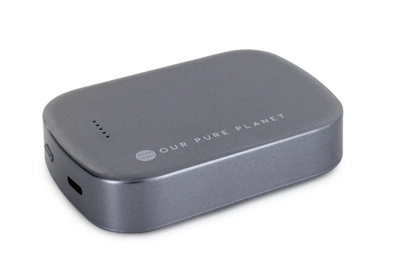 Our Pure Planet, endorsed by Harry Kane, 10,000mAh Magnetic Wireless Power Bank - Grey