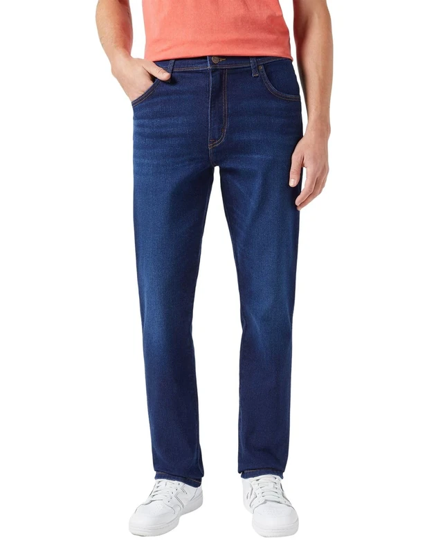 Wrangler Men's Texas Slim Jeans, Night Shade, 34W / 30L
