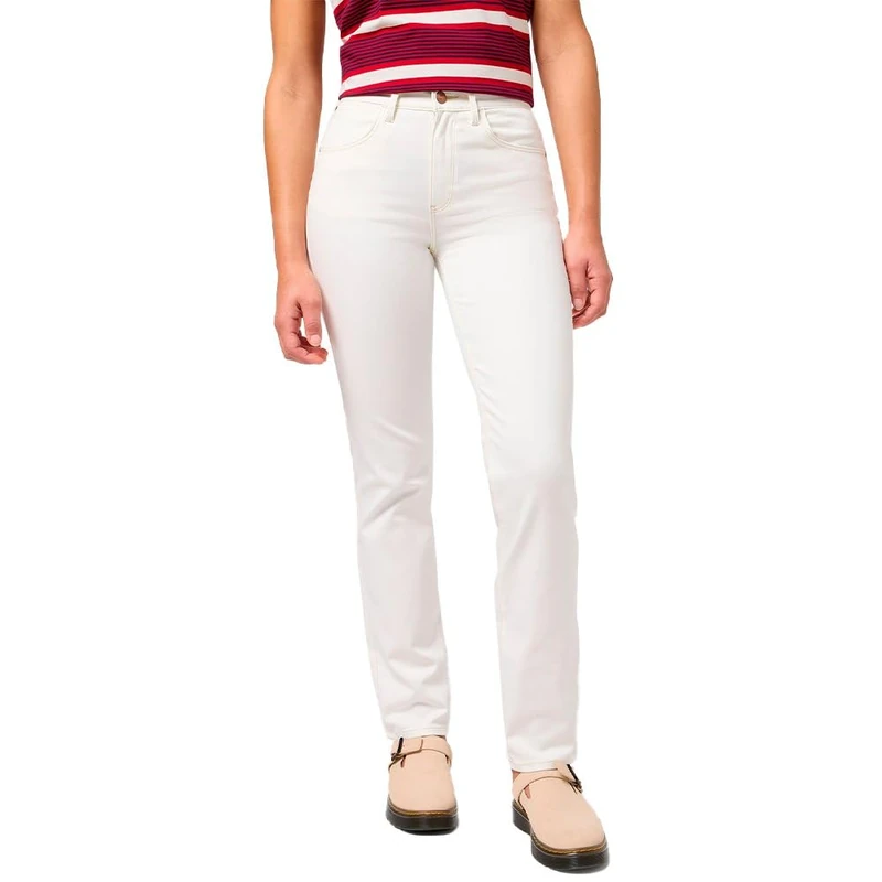 Wrangler Women's Straight Shorts, White,