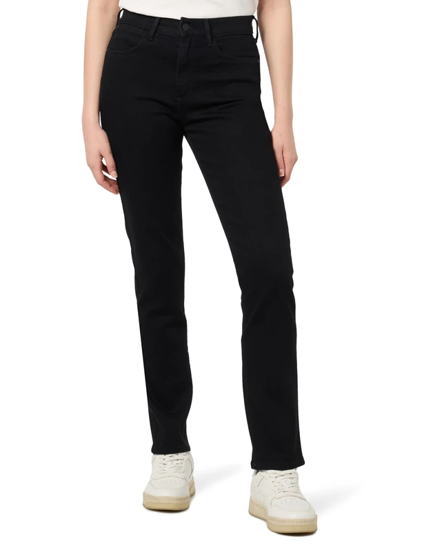 Wrangler Women's Slim Jeans, Retro Black, 30W / 32L