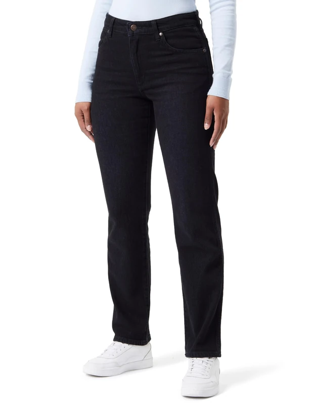 Wrangler Women's Sunset Jeans, Black, 28W x 34L