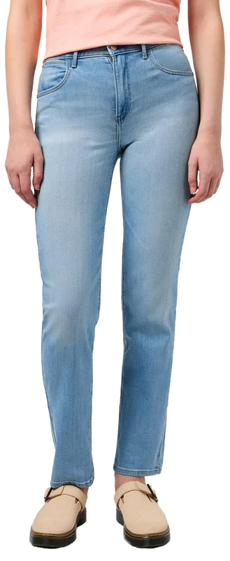 Wrangler Women's Straight Jeans, Love Letters, - Image 1