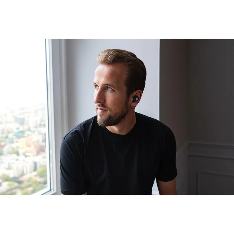 OUR PURE PLANET, endorsed by Harry Kane, Platinum True Wireless EarPods - Black