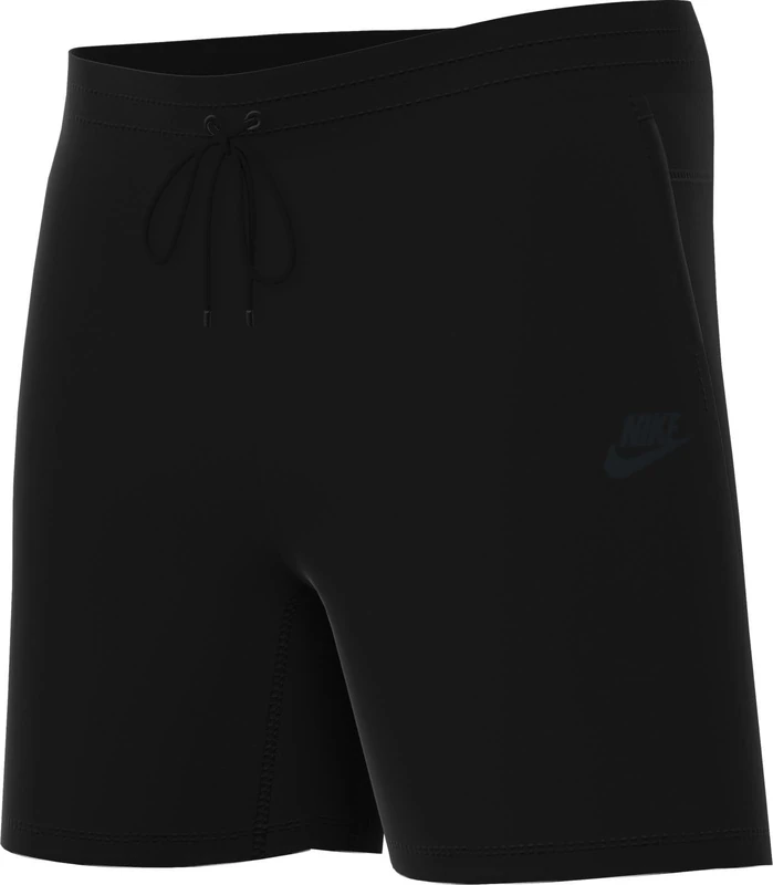 NIKE FD3289-010 B NSW TECH FLC Short Shorts Boy's Black/Black/Black Size L