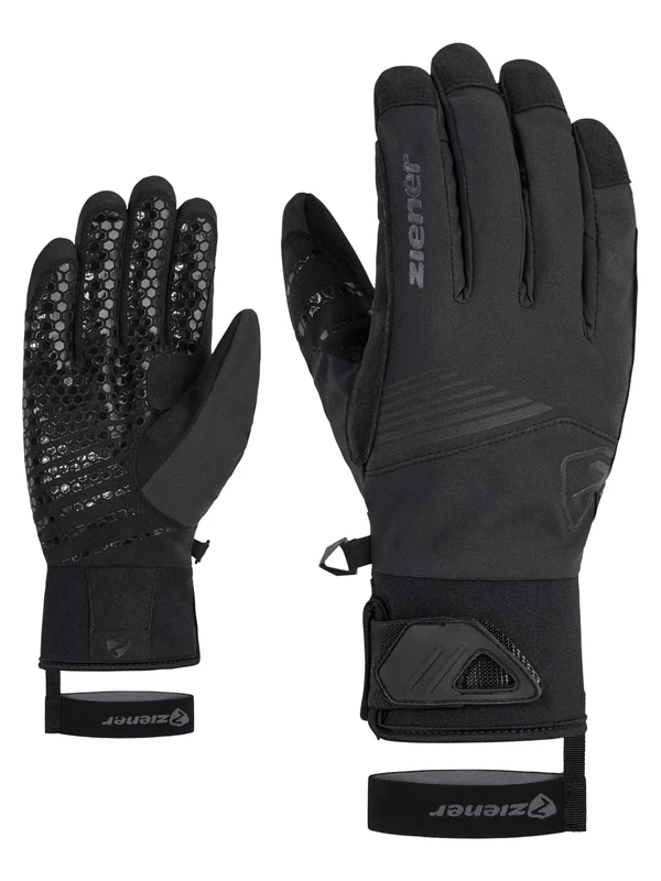 Ziener Unisex GYRNO Outdoor Gloves Ski Touring Breathable Functional Black 8