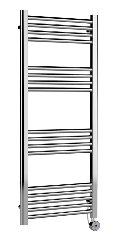 nuie MTY360 Electric Heated Towel Rail - 1200mm x 500mm Chrome