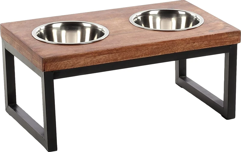 Flamingo TWIN FEEDER SET + STAND TOMMY 35,5x19x14,5CM 370ML - Image 1