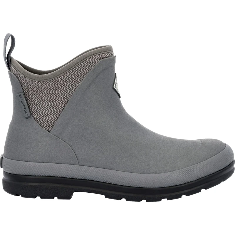 Muck Boots Women's Originals Ankle Pull On Waterproof Ankle Boot, Grey, 6