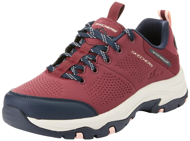 Skechers Women's Trego Trail Destiny Trekking Low Cut Shoes, Raspberry Synthetic/Mesh/Trim, 2.5 UK - Image 1