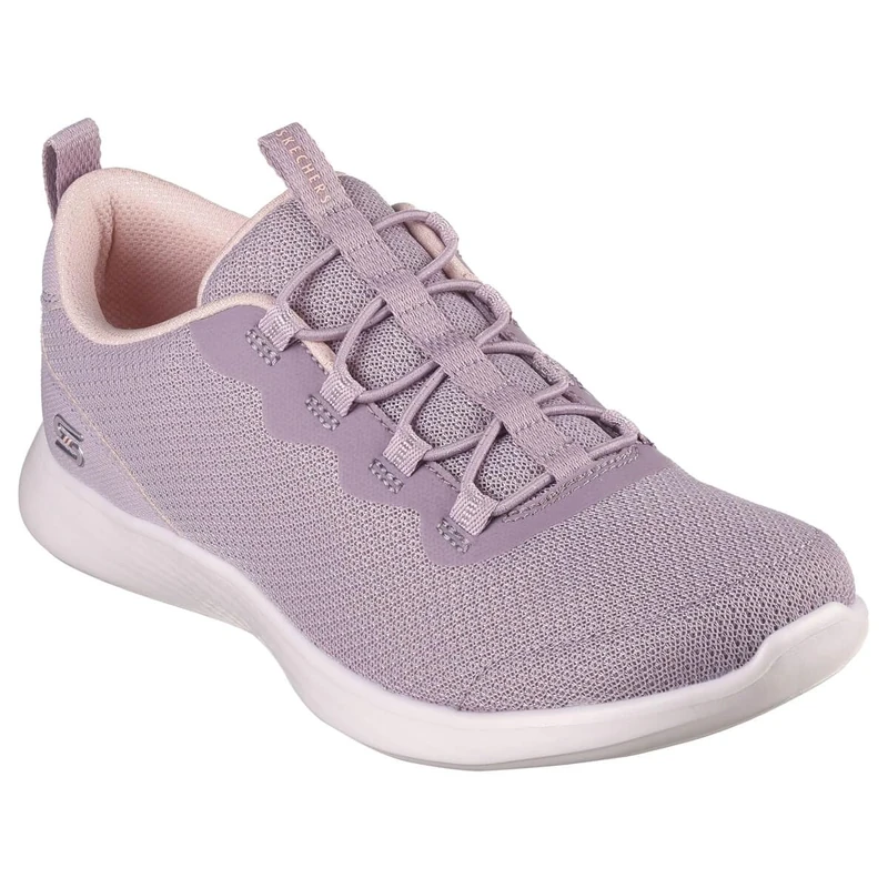 Skechers Women's Vapor Foam Lite Sneaker, Lavender Mesh/Pink Trim, 4 UK