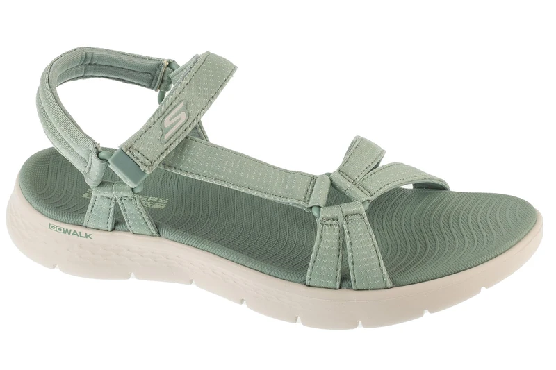 Skechers Women's Go Walk Flex Sandal Sublime Sandals, Sage Textile, 7 UK