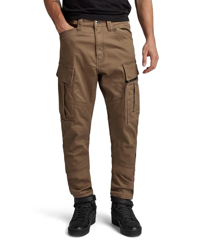 G-Star Men's Zip Pocket 3D Skinny Cargo Pants 2.0, Brown (shitake D24307-C105-G279), 36W / 30L