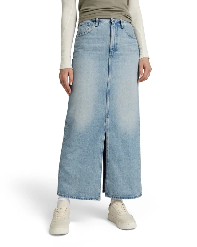 G-Star Women's Viktoria Long Skirt, Blue (sun faded fogbow D24385-D436-G671), 31