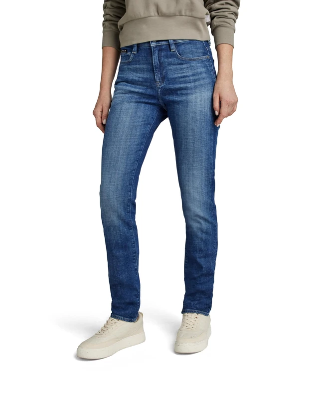 G-Star Women's Ace 2.0 Slim Straight Jeans, Blue (faded radiance blue D23638-D441-G356), 25W / 30L