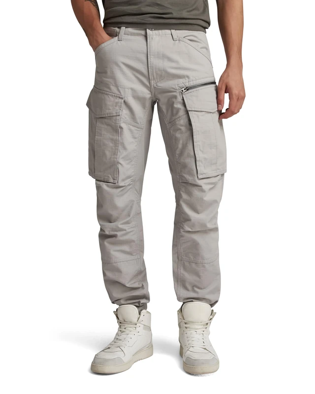 G-Star Men's Rovic Zip 3D Regular Tapered Pants, Grey (grey alloy D02190-D213-G276), 27W / 30L