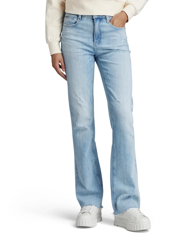 G-Star Women's Noxer Bootcut Jeans, Blue (sun faded mirage blue D21437-D498-G316), 26W / 32L