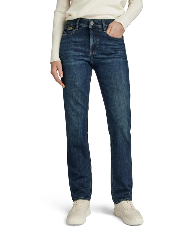 G-Star Women's Ace 2.0 Slim Straight Jeans, Blue (worn in yukon blue D23638-C052-G321), 25W / 30L