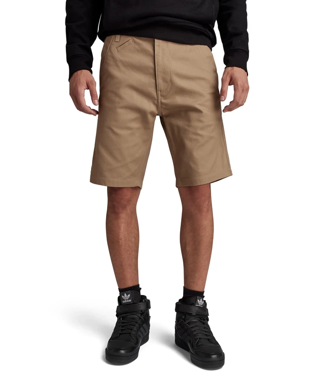G-Star Men's Bronson 2.0 Slim Chino Shorts, Beige/khaki (safari D21040-D305-B444), 28