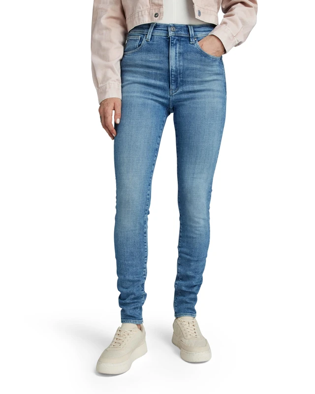 G-Star Women's Kafey Ultra High Skinny Jeans, Blue (faded north sea D15578-D441-G320), 31W / 30L