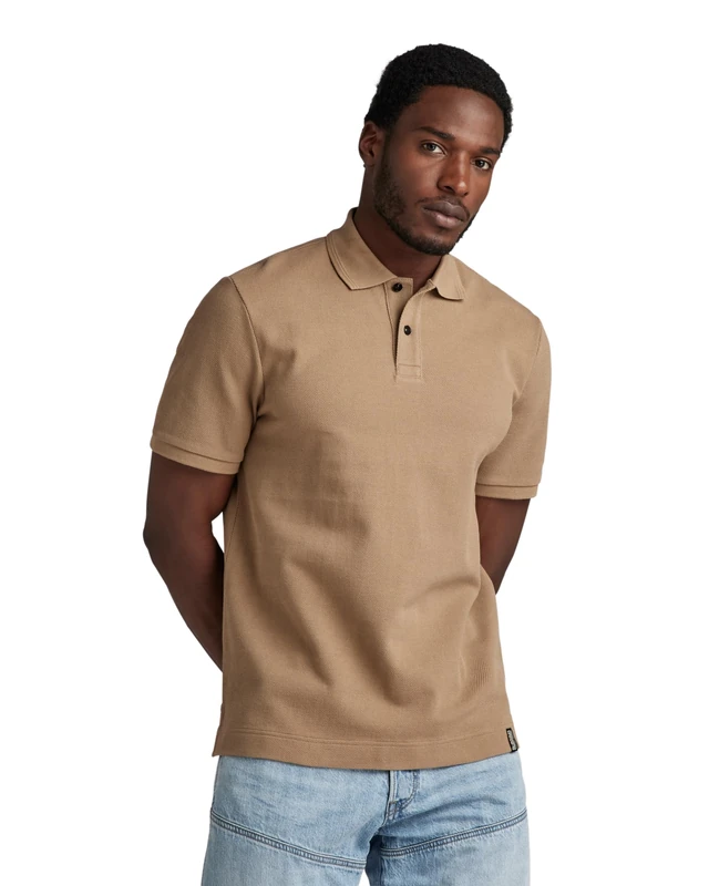 G-Star Men's Essential Polo, Beige (safari D22783-D287-B444), L