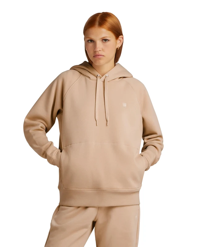G-Star Women's Premium Core 2.0 Hooded Sweater, Beige/khaki (moonlight D21255-C235-G287), XXS
