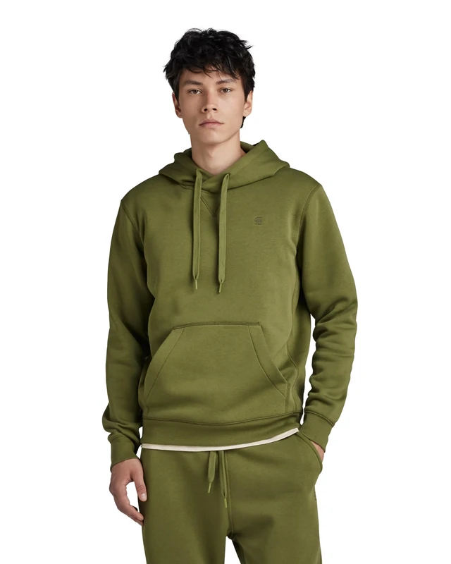 G-Star Men's Premium Core Hooded Sweater, Green (sage D16121-C235-724), XS
