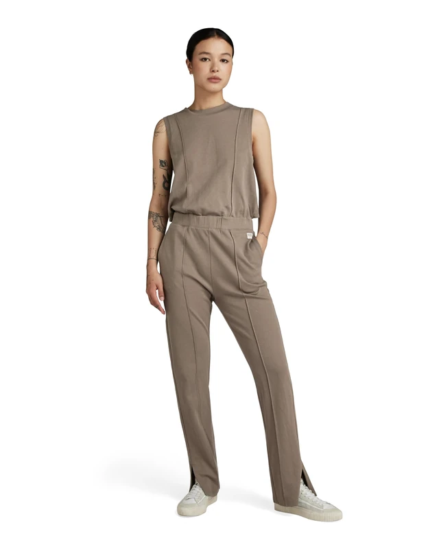 G-Star Women's Pintucked Jumpsuit , Brown (turf D24525-D275-273), XL