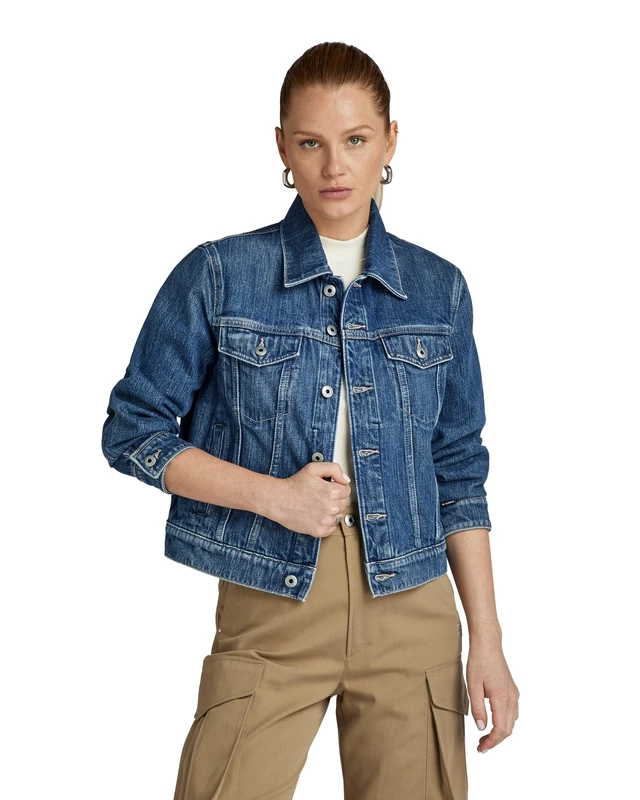 G-Star Women's True Denim Jacket , Blue (worn in heavenly sky D24337-D499-G563), XS