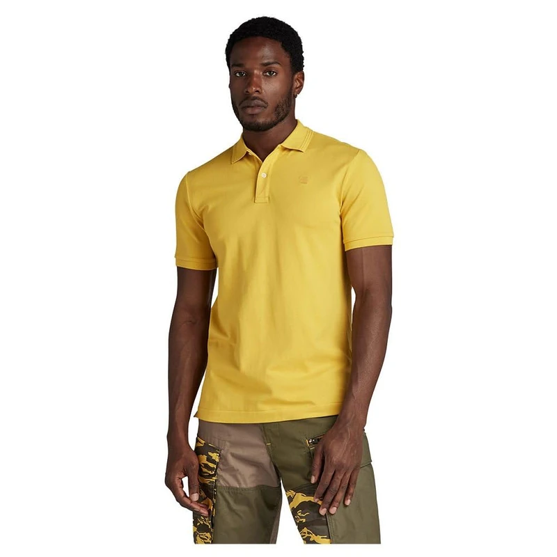 G-Star Men's Dunda Slim Polo , Yellow (dk lemon D11595-5864-348), M