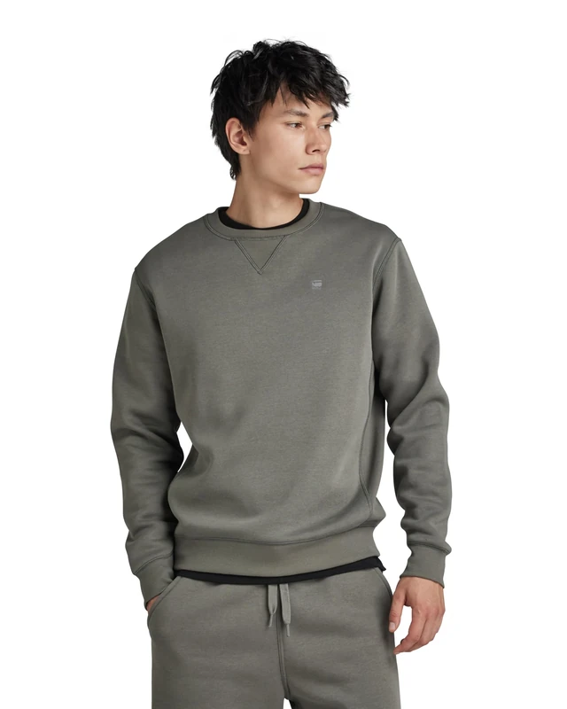 G-Star Men's Premium Core Sweater, Grey (gs grey D16917-C235-1260), XS