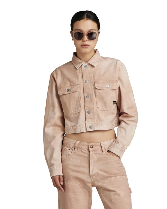 G-Star Women's Boxy Explorer Jacket , Beige/khaki (sun faded rugby tan gd D24349-D491-G551), S