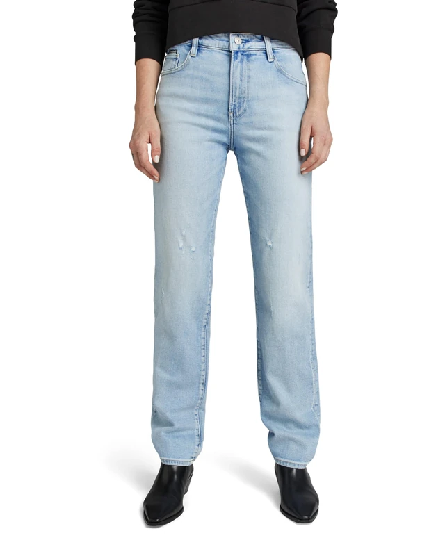 G-Star Women's Viktoria High Straight Jeans, Blue (sun faded mirage blue D23959-D503-G316), 27W / 32L