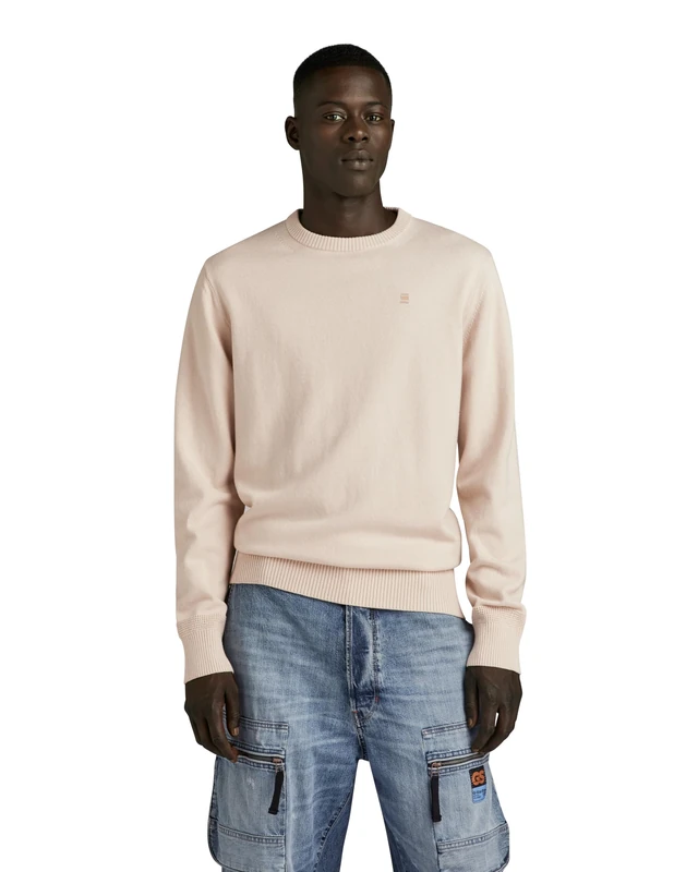 G-Star Men's Premium Core Knitted Sweater, Beige/khaki (whitebait D21931-D563-1603), XXL