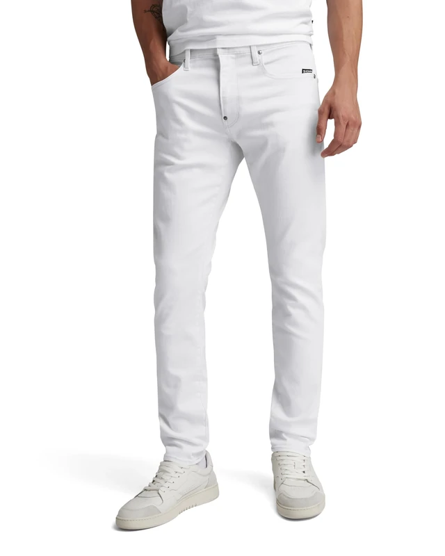 G-Star Men's Revend FWD Skinny Jeans, White (paper white gd D20071-C258-G547), 28W / 32L