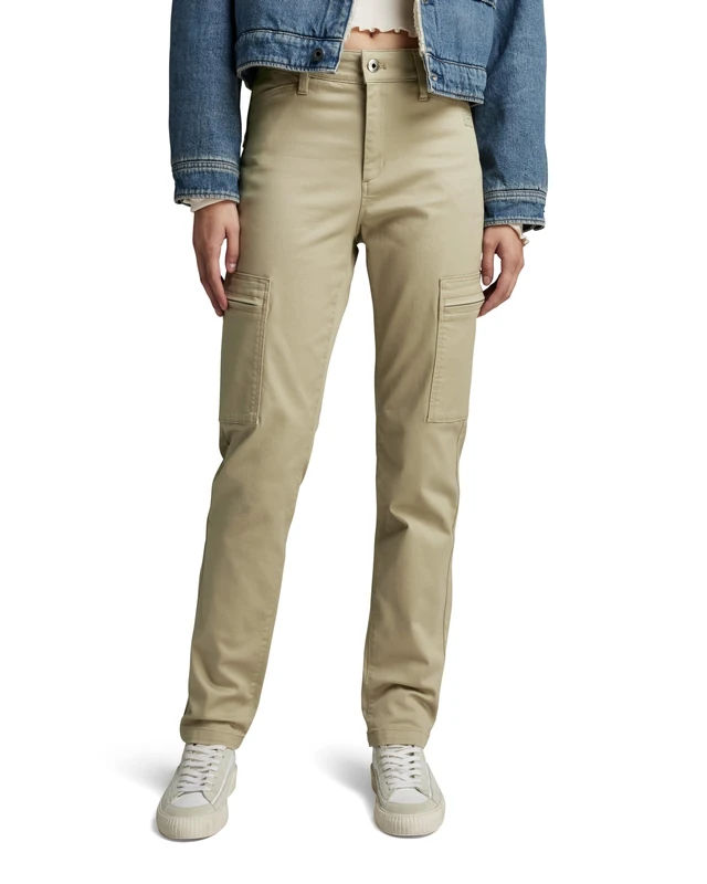 G-Star Women's Skinny Cargo Pants, Green (lt rock D22890-C105-3000), 28W / 30L