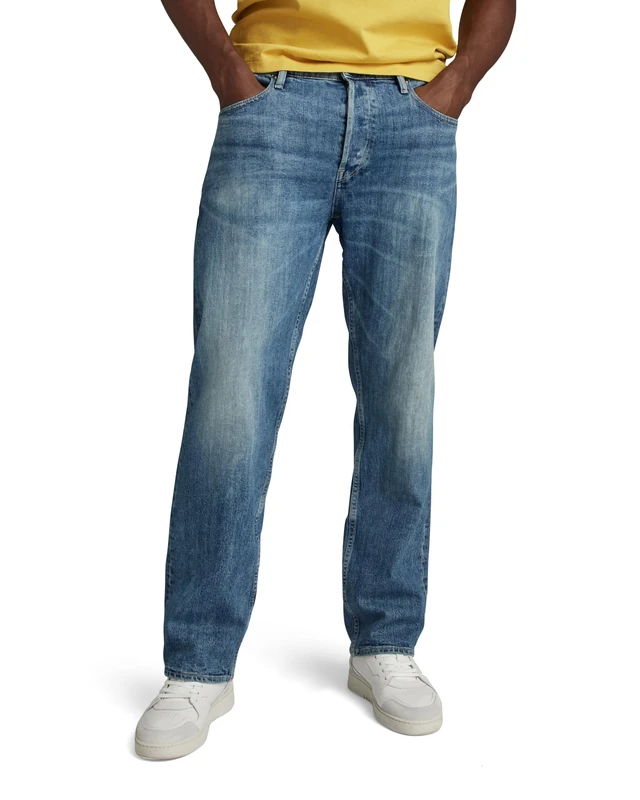 G-Star Men's Dakota Regular Straight Jeans, Blue (faded monsoon D23691-D498-G564), 33W / 30L