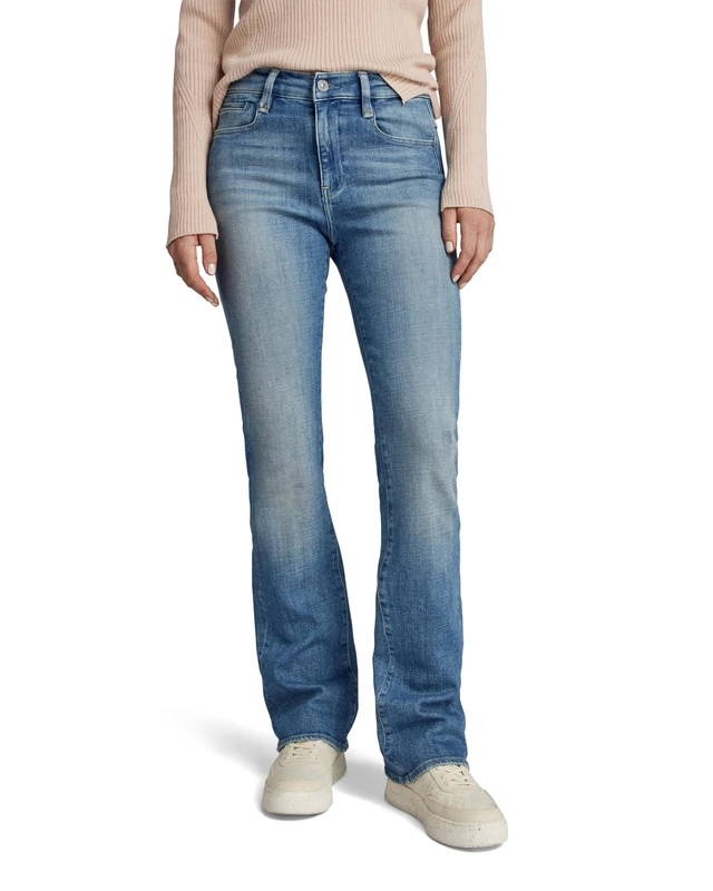 G-Star Women's Noxer Bootcut Jeans, Blue (antique faded lago blue D21437-D441-G354), 24W / 28L