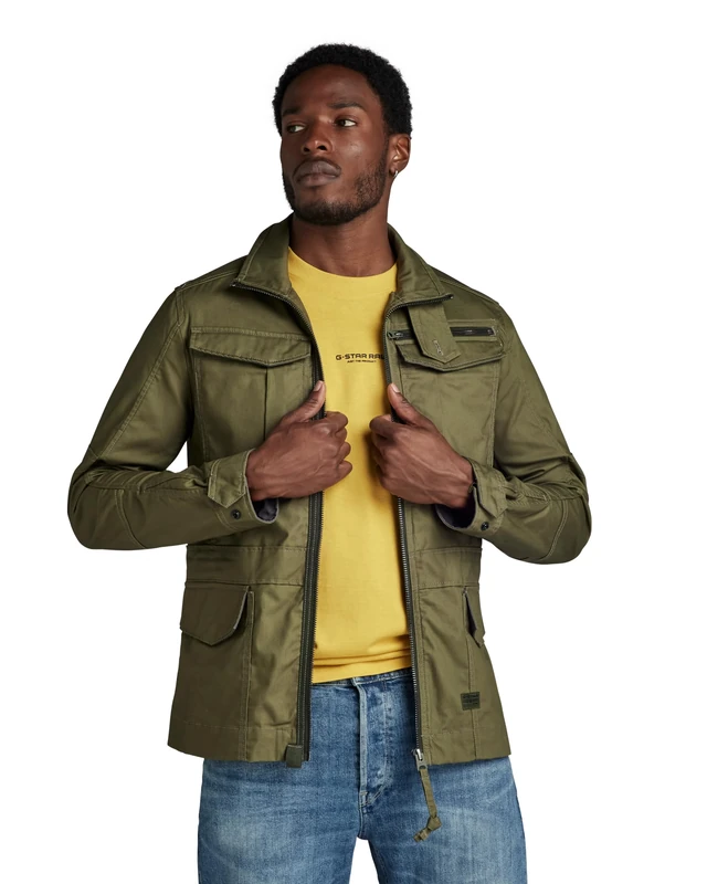 G-Star Men's Rovic Slim Field Jacket, Green (shadow olive D24282-D389-B230), XS