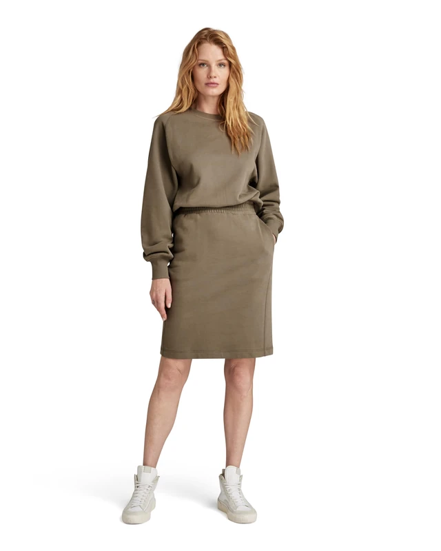 G-Star Women's Ventilation Sweat Dress , Green (dk shamrock D24505-D562-7159), XL